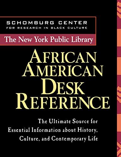 the new york public library african american desk reference Kindle Editon